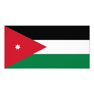 Jordan Flag Photo Print