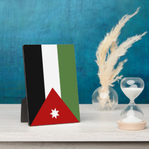 Jordan flag plaque