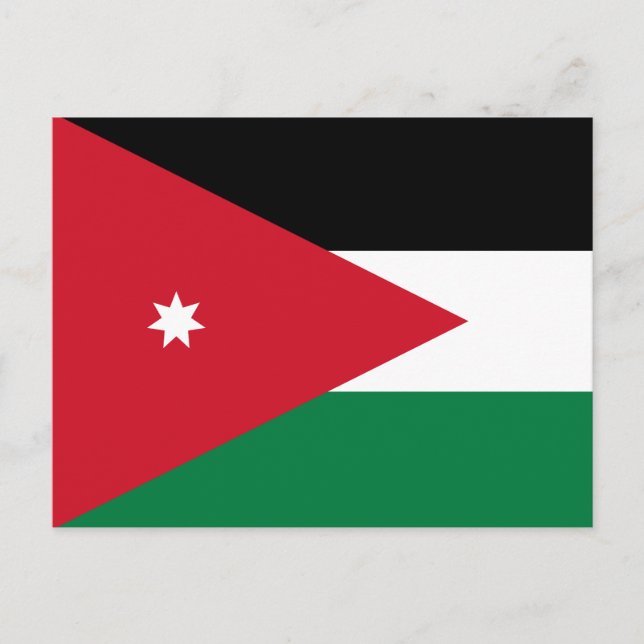 Jordan Flag Postcard (Front)