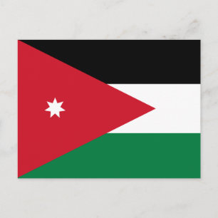 Jordan Flag Postcard