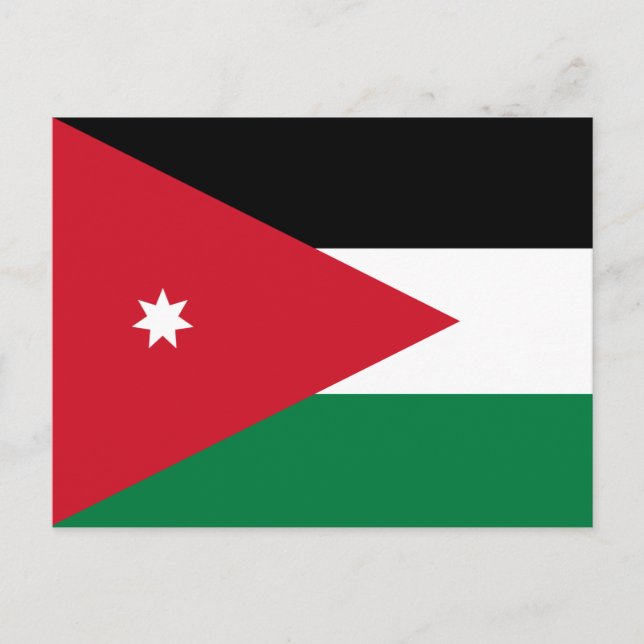 Jordan Flag Postcard (Front)