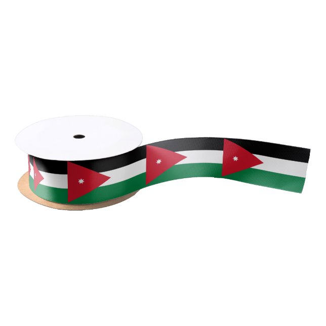 Jordan Flag Satin Ribbon (Spool)