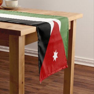 Jordan flag short table runner