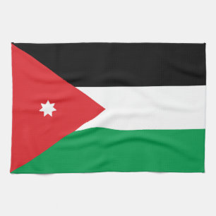 Jordan Flag Tea Towel
