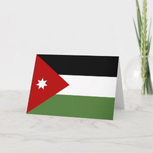 Jordan flag thank you card