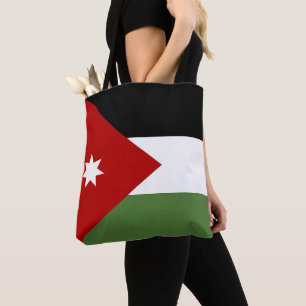 Jordan flag tote bag