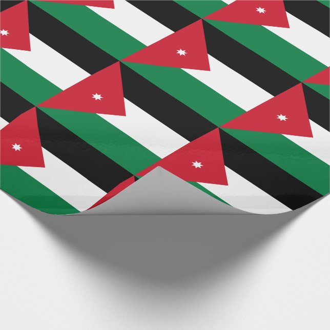 Jordan Flag Wrapping Paper (Corner)