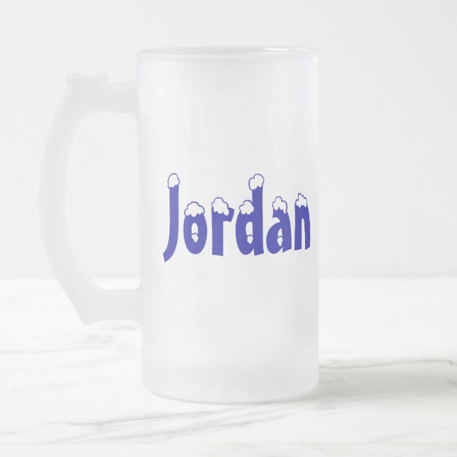 Jordan-Frosted Mug (Left)