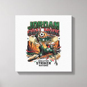 Jordan Goal Mode Skeleton Striker Nations Dynamic Canvas Print