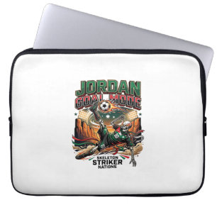 Jordan Goal Mode Skeleton Striker Nations Dynamic Laptop Sleeve