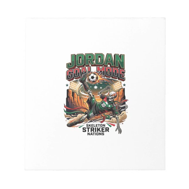 Jordan Goal Mode Skeleton Striker Nations Dynamic  Notepad (Front)