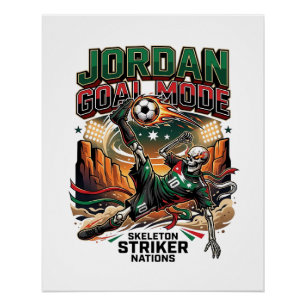 Jordan Goal Mode Skeleton Striker Nations Dynamic Poster