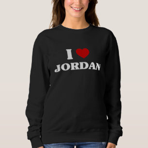 Jordan I Heart Jordan Souvenir I Love Jordan Sweatshirt