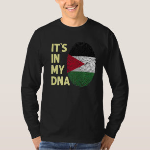 Jordan In My Dna Jordanian Flag Team Jordan T-Shirt
