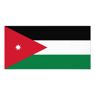 Jordan – Jordanian Flag Photo Print