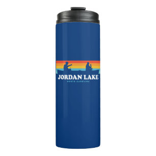 Jordan Lake North Carolina Canoe Thermal Tumbler