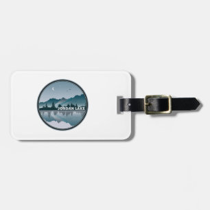 Jordan Lake North Carolina Reflection Luggage Tag