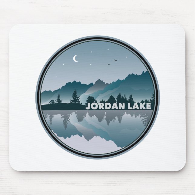 Jordan Lake North Carolina Reflection Mouse Mat (Front)
