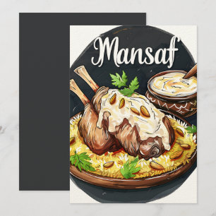 Jordan Mansaf منسف جميد كركي Invitation