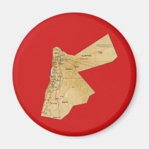 Jordan Map Magnet