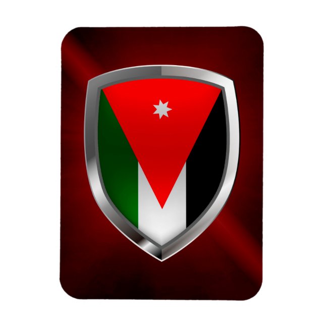 Jordan Metallic Emblem Magnet (Vertical)
