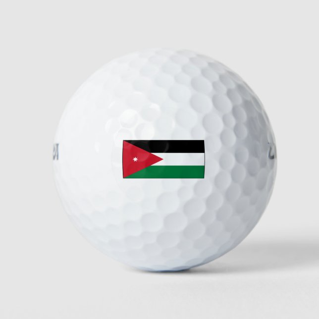 Jordan - National Flag - Current Golf Balls (Front)