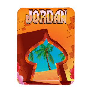 Jordan Palace travel poster Magnet