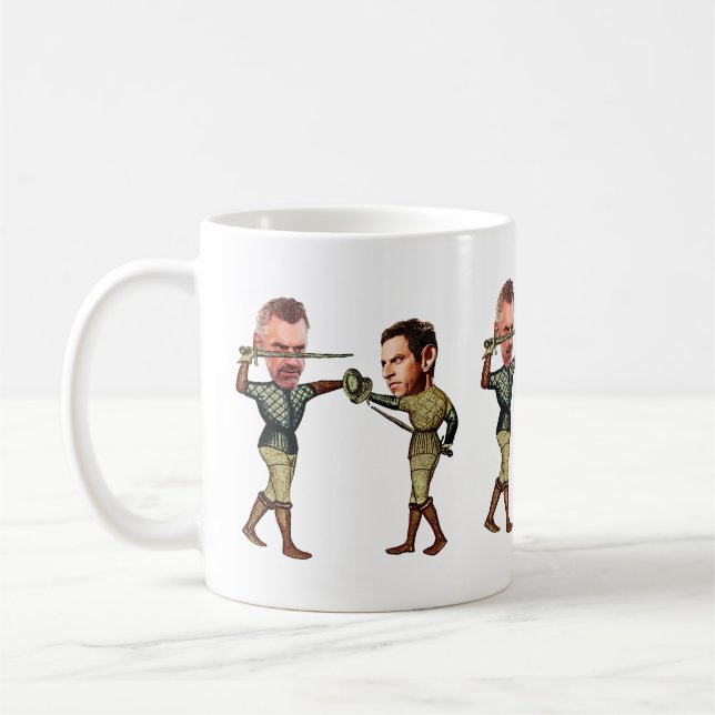 Jordan Peterson Vs. Sam Harris Coffee Mug (Left)