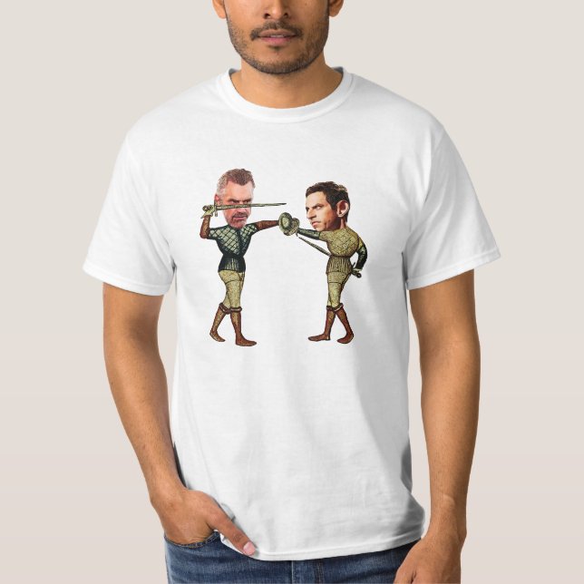 Jordan Peterson vs Sam Harris T-Shirt (Front)