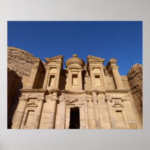 Jordan, Petra, The Monastery, Al Deir. Poster