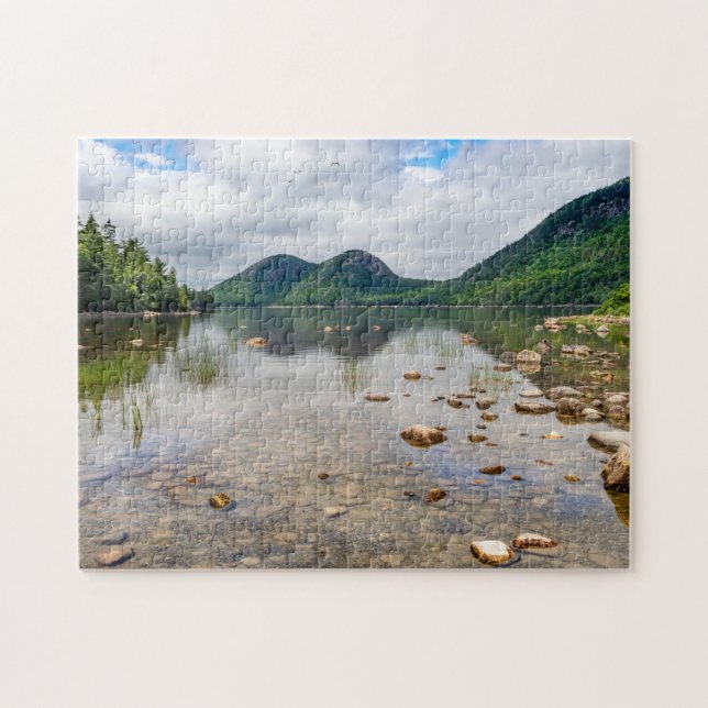 Jordan Pond in Acadia National Park in Maine Jigsaw Puzzle (Horizontal)