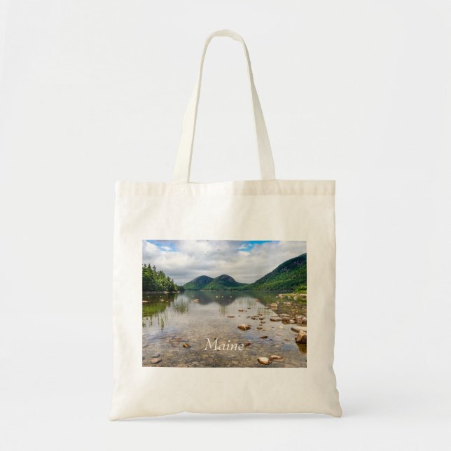 Jordan Pond in Acadia National Park in Maine Tote Bag (Front)