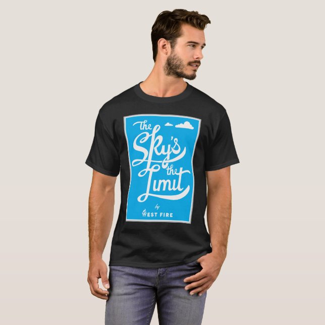Jordan Powder Blue Sky Is The Limit T Shirt (Front Full)