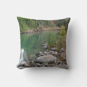 Jordan River in Israel Pillow