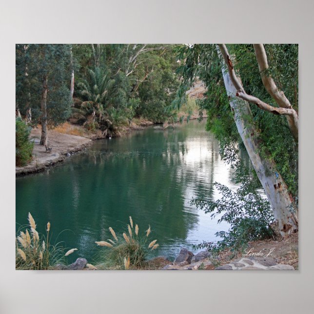 Jordan River Israel Canvas Print (Front)