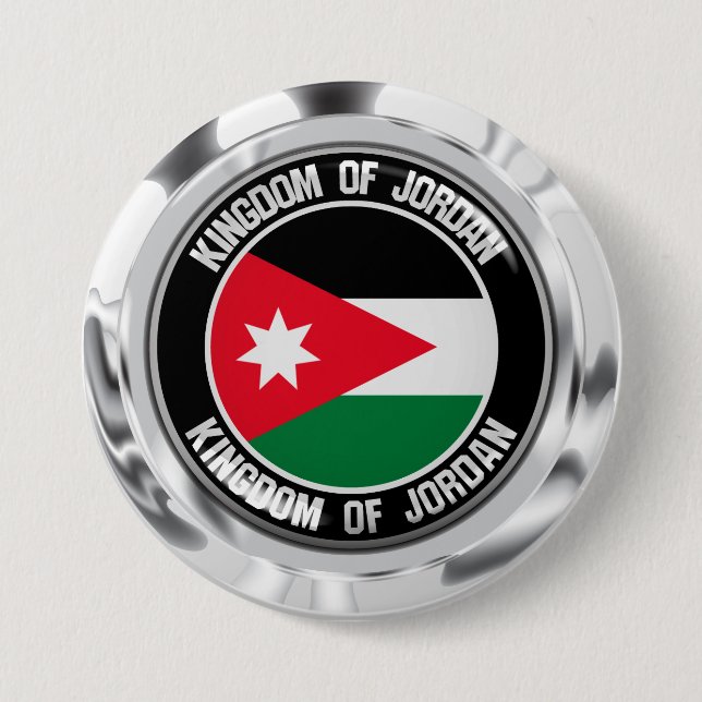 Jordan Round Emblem 7.5 Cm Round Badge (Front)