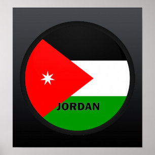 Jordan Roundel quality Flag Poster