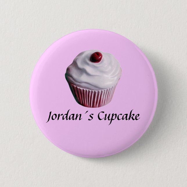 Jordan´s Cupcake 6 Cm Round Badge (Front)