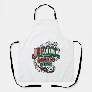 Jordan Soccer 2026 Soccer Bold Country Typography Apron