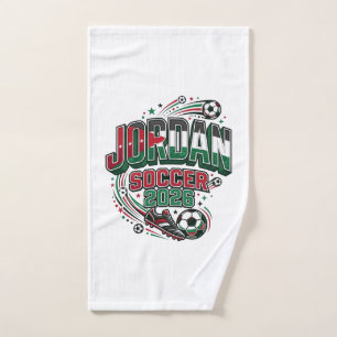 Jordan Soccer 2026 Soccer Bold Country Typography Hand Towel