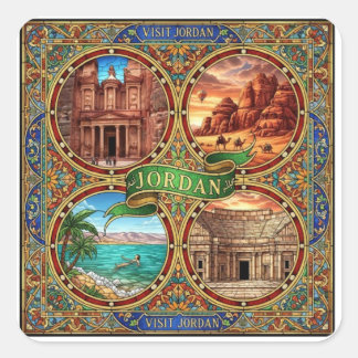 JORDAN SQUARE STICKER