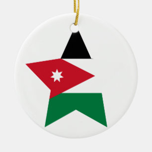 Jordan Star Ceramic Tree Decoration