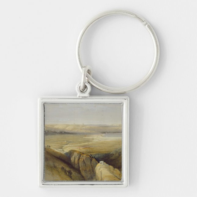 Jordan Valley, from Volume II of 'The Holy Land' Key Ring (Front)