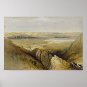 Jordan Valley, from Volume II of 'The Holy Land' Poster