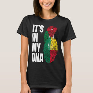 Jordanian And Benin Mix DNA Heritage Flag T-Shirt