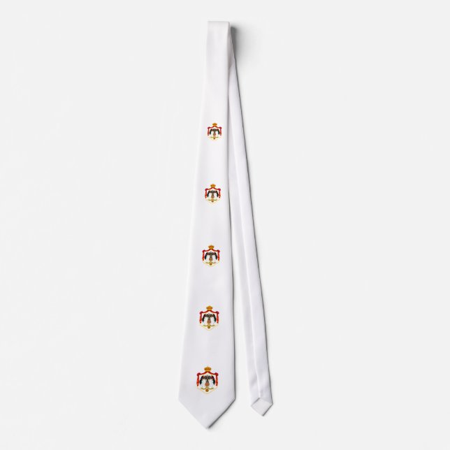 Jordanian coat of arms tie (Front)