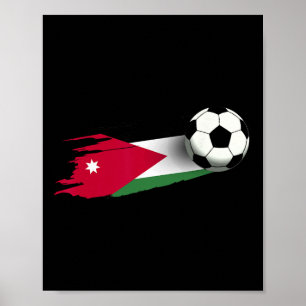 Jordanian Flag Top For Men Women Kids Jordan Poster