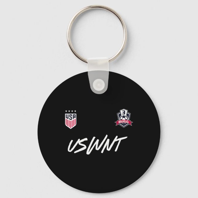 Jordyn Bugg 3 Navy Uswnt Officially Licensed  Key Ring (Front)