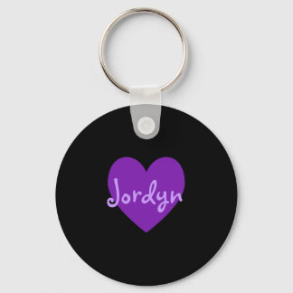 Jordyn in Purple Key Ring