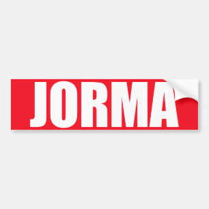 Jorma Bumper Sticker